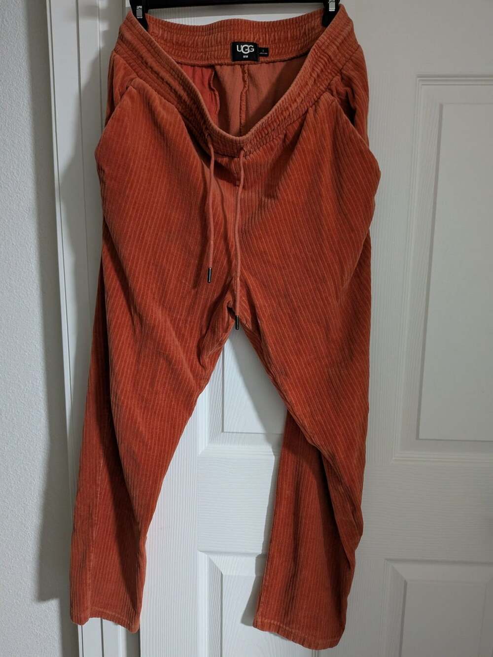 UGG Corduroy Jogger Pants Size L Orange